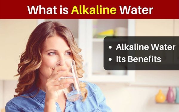 girl drinking alkaline water