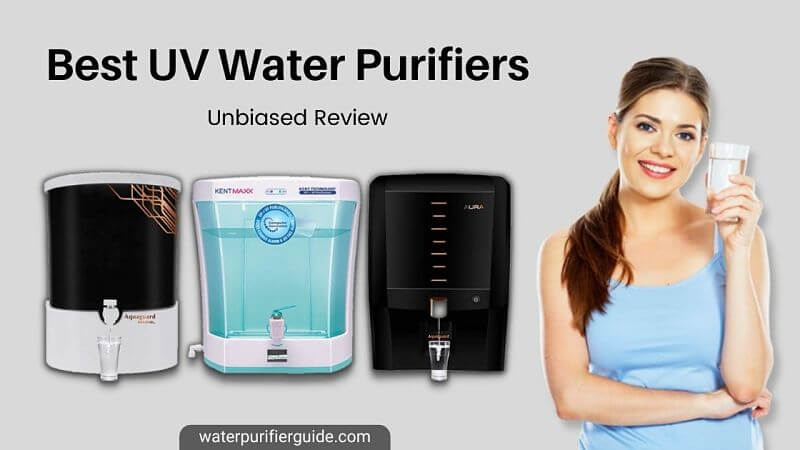 girl wearing blue top with best UV water purifiers